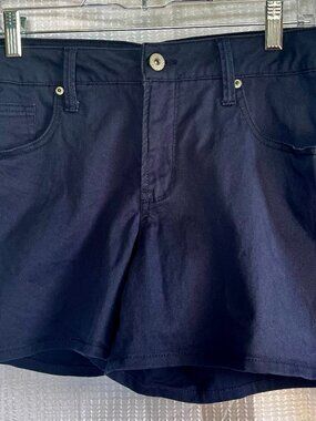 Faded Glory Navy Blue Chino Shorts 12